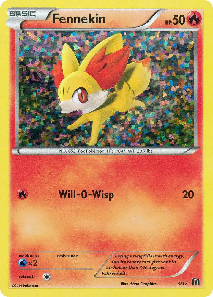 Fennekin (3/12) [McDonald’s Promos: 2014 Collection] - Pokemon Single