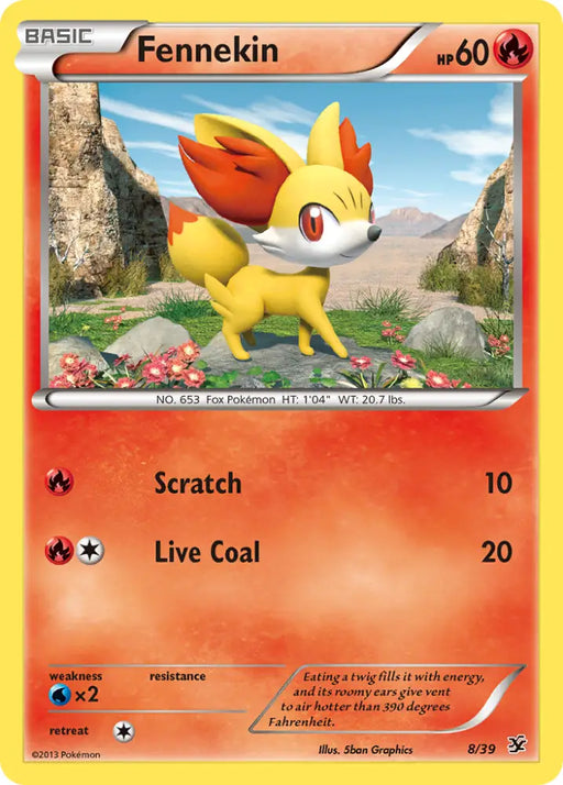 Fennekin (8/39) [XY: Kalos Starter Set] - Pokemon Single