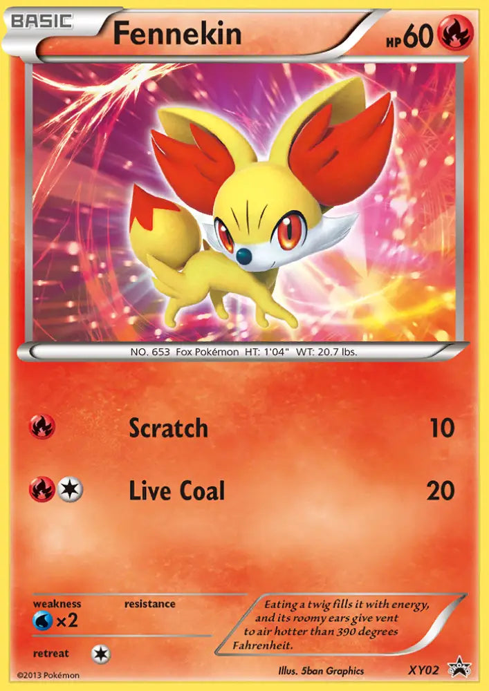 Fennekin (XY02) [XY: Black Star Promos] - Pokemon Single