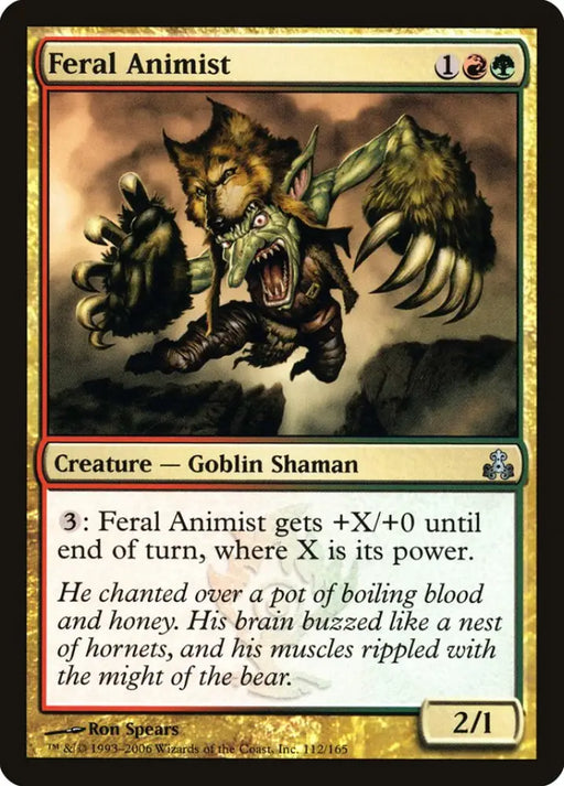 Feral Animist [Guildpact] - MTG Single