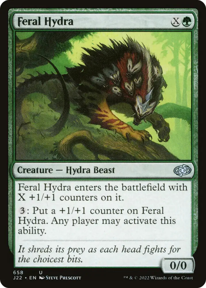 Feral Hydra [Jumpstart 2022] - MTG Single