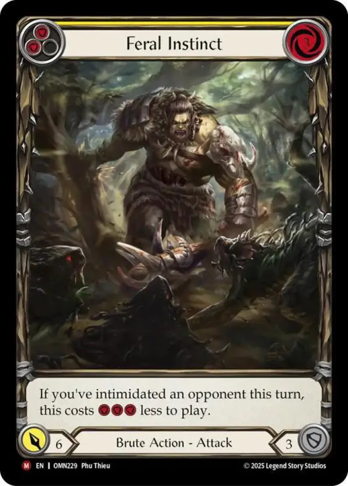 Feral Instinct (Extended Art) (OMN229) [Omens of the Third Age]