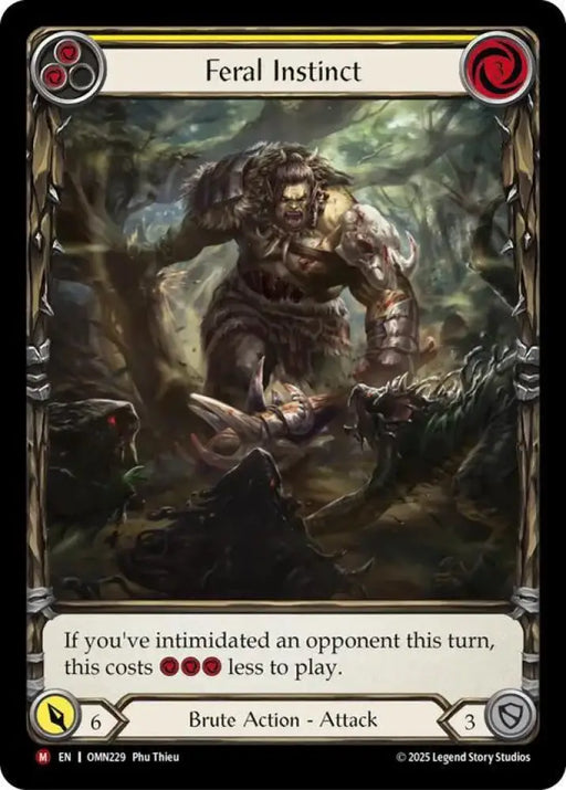 Feral Instinct (Extended Art) (OMN229) [Omens of the Third Age]