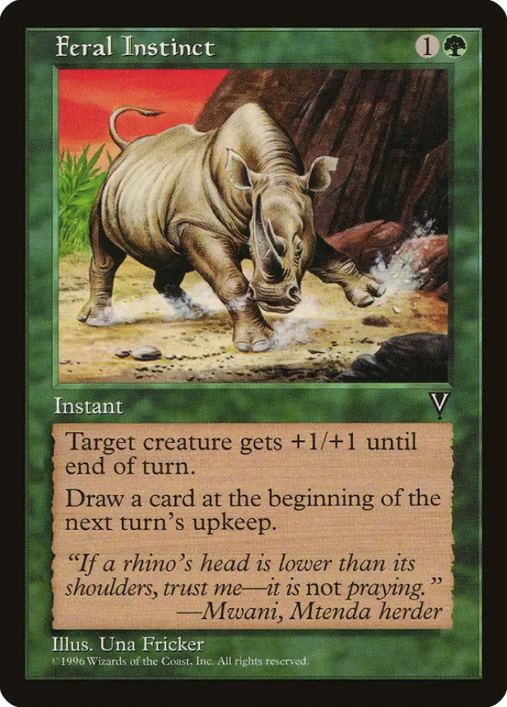 Feral Instinct [Visions] - MTG Single