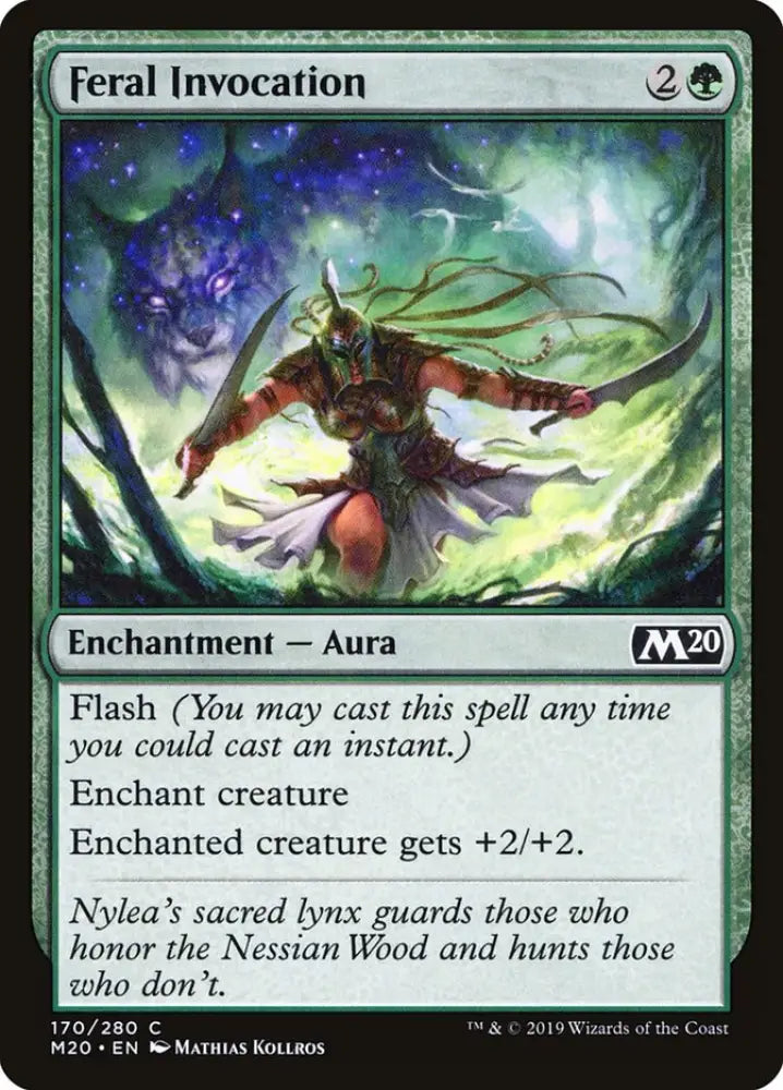 Feral Invocation [Core Set 2020] - MTG Single