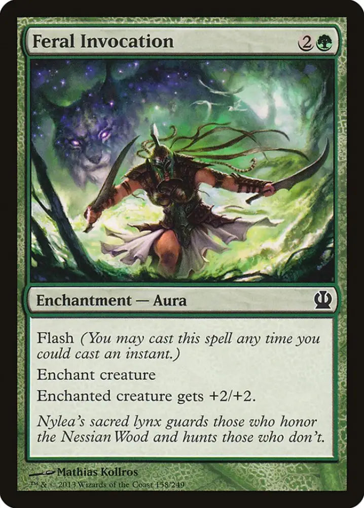 Feral Invocation [Theros] - MTG Single