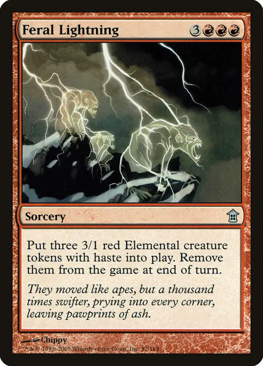 Feral Lightning [Saviors of Kamigawa] - MTG Single