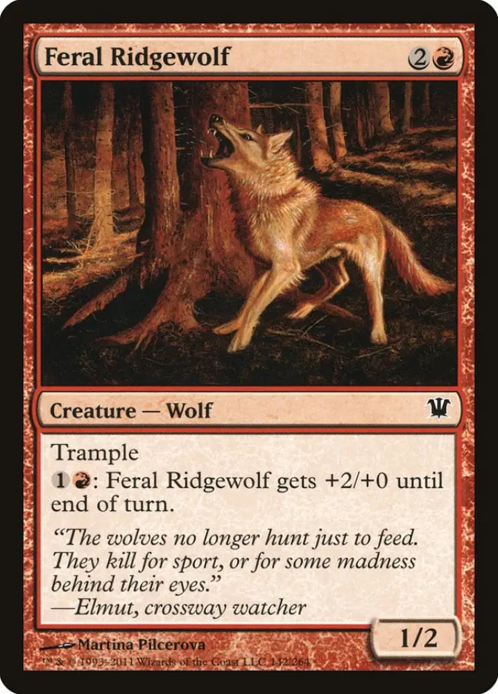 Feral Ridgewolf [Innistrad] - MTG Single