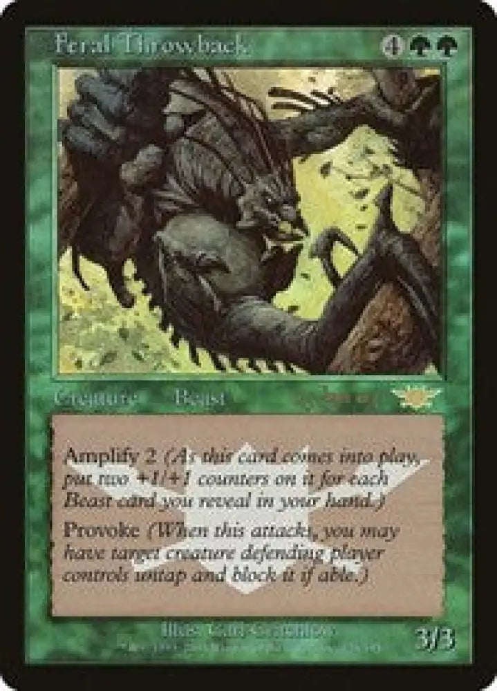 Feral Throwback (126) [Prerelease Cards]