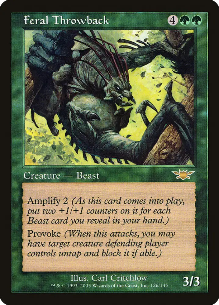 Feral Throwback [Legions] - MTG Single