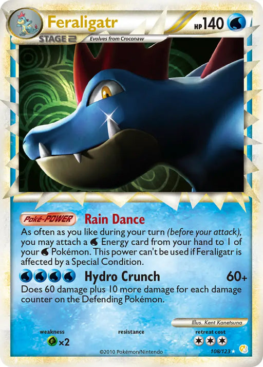 Feraligatr (108/123) [HeartGold & SoulSilver: Base Set] - Pokemon Single