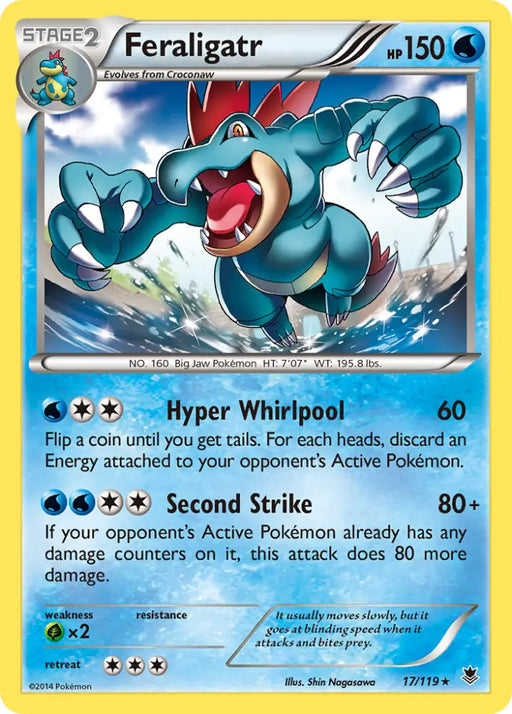 Feraligatr (17/119) [XY: Phantom Forces] - Pokemon Single
