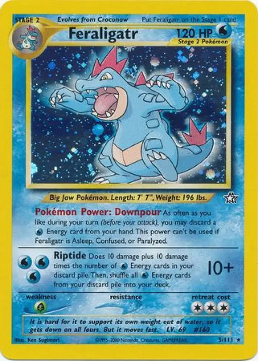 Feraligatr (5/111) [Neo Genesis Unlimited] - Pokemon Single