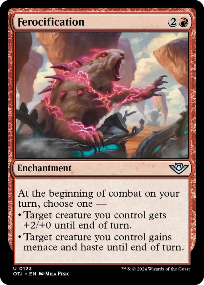Ferocification [Outlaws of Thunder Junction] - MTG Single