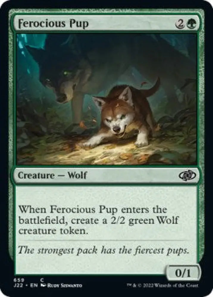 Ferocious Pup [Jumpstart 2022] - MTG Single