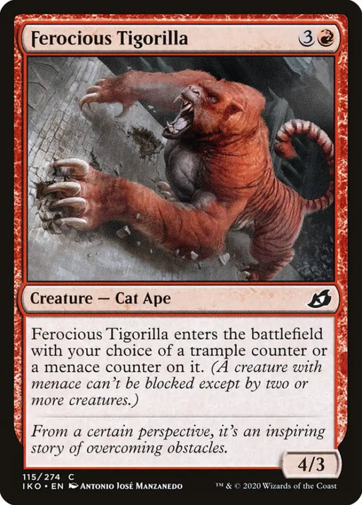 Ferocious Tigorilla [Ikoria: Lair of Behemoths] - MTG Single