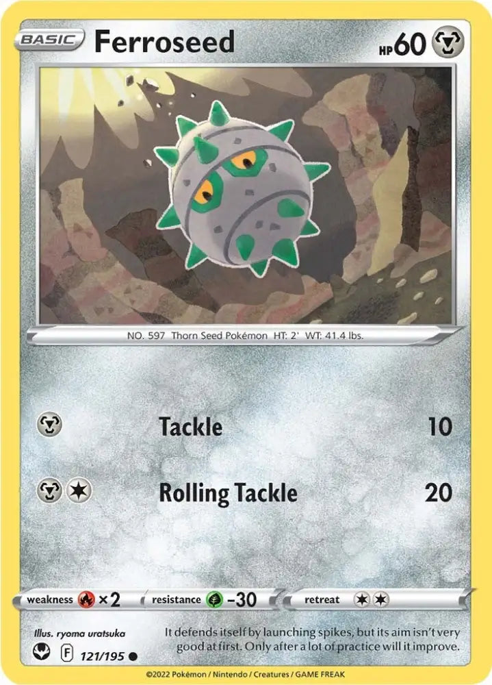 Ferroseed (121/195) [Sword & Shield: Silver Tempest] - Pokemon Single