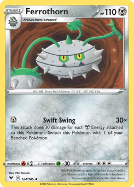 Ferrothorn (124/185) [Sword & Shield: Vivid Voltage] - Pokemon Single
