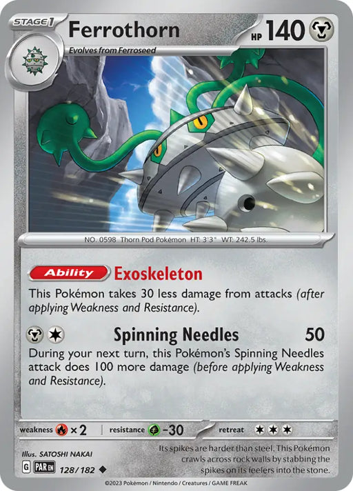 Ferrothorn (128/182) [Scarlet & Violet: Paradox Rift] - Pokemon Single