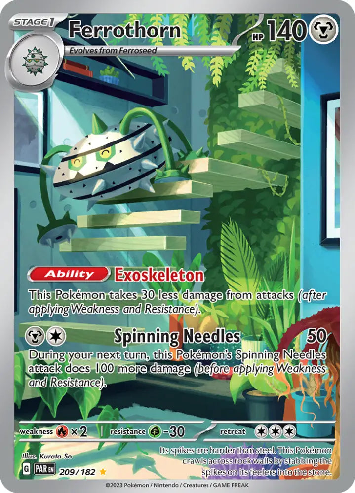 Ferrothorn (209/182) [Scarlet & Violet: Paradox Rift] - Pokemon Single
