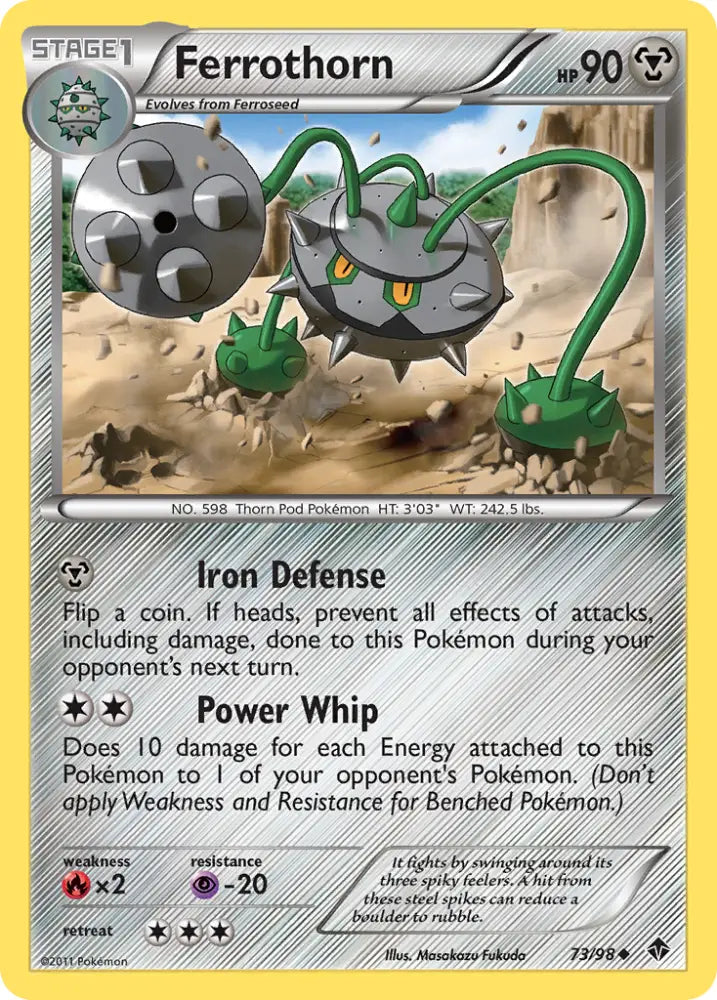 Ferrothorn (73/98) [Black & White: Emerging Powers] - Pokemon Single
