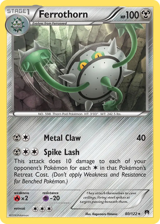 Ferrothorn (80/122) [XY: BREAKpoint] - Pokemon Single