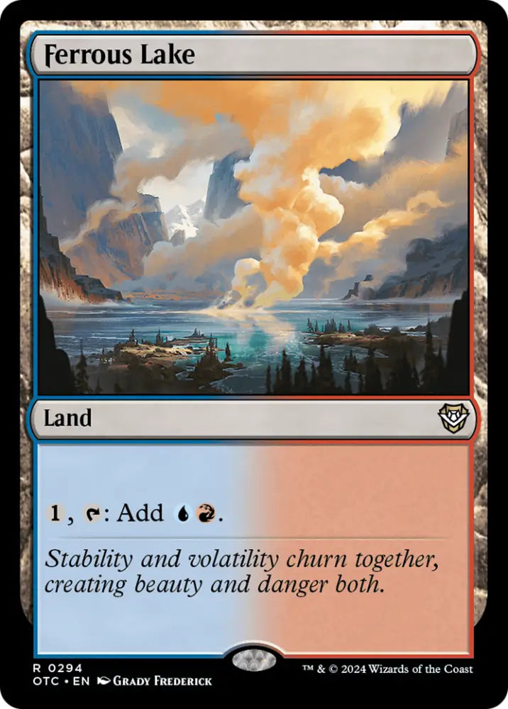Ferrous Lake [Outlaws of Thunder Junction Commander] - MTG Single