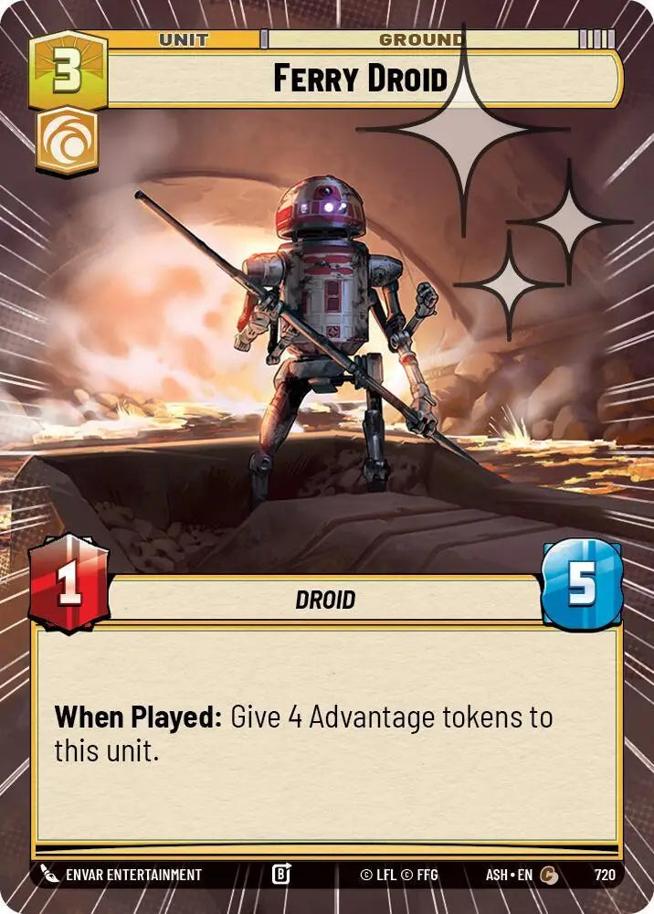 Ferry Droid (Hyperspace Foil) (720) [Ashes of the Empire]