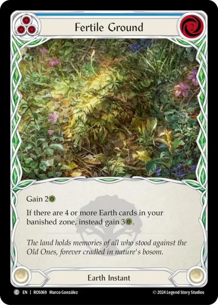 Fertile Ground (Blue) [Rosetta] - Flesh And Blood Single