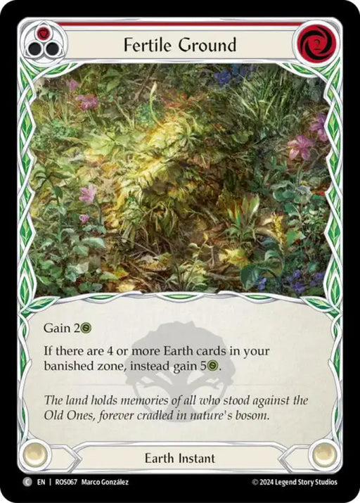 Fertile Ground (Red) [Rosetta] - Flesh And Blood Single