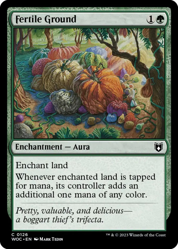 Fertile Ground [Wilds of Eldraine Commander] - MTG Single