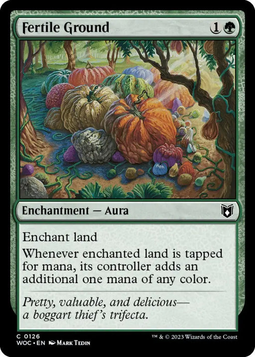 Fertile Ground [Wilds of Eldraine Commander] - MTG Single