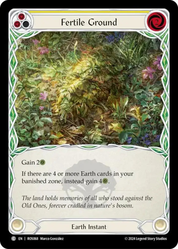 Fertile Ground (Yellow) [Rosetta] - Flesh And Blood Single