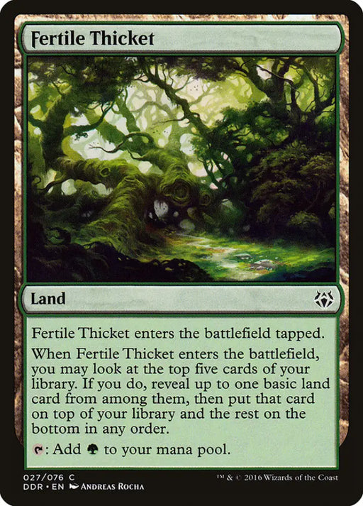 Fertile Thicket [Duel Decks: Nissa vs. Ob Nixilis] - MTG Single
