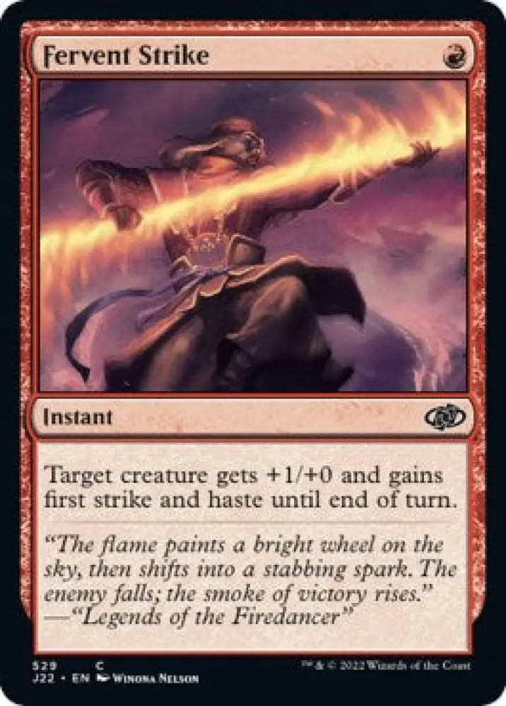 Fervent Strike [Jumpstart 2022] - MTG Single