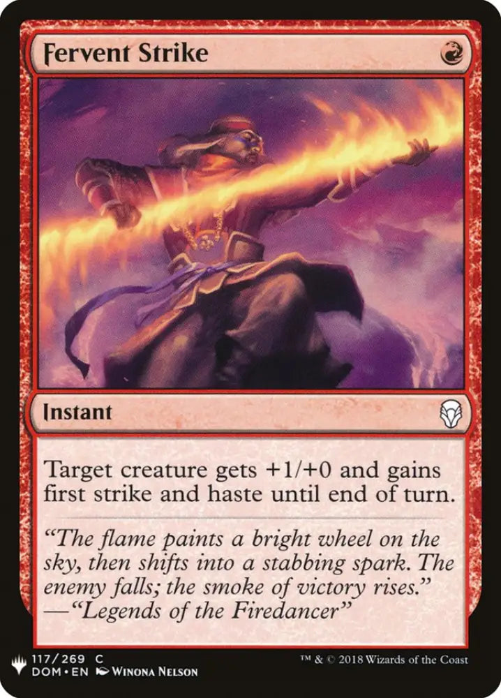 Fervent Strike [Mystery Booster] - MTG Single