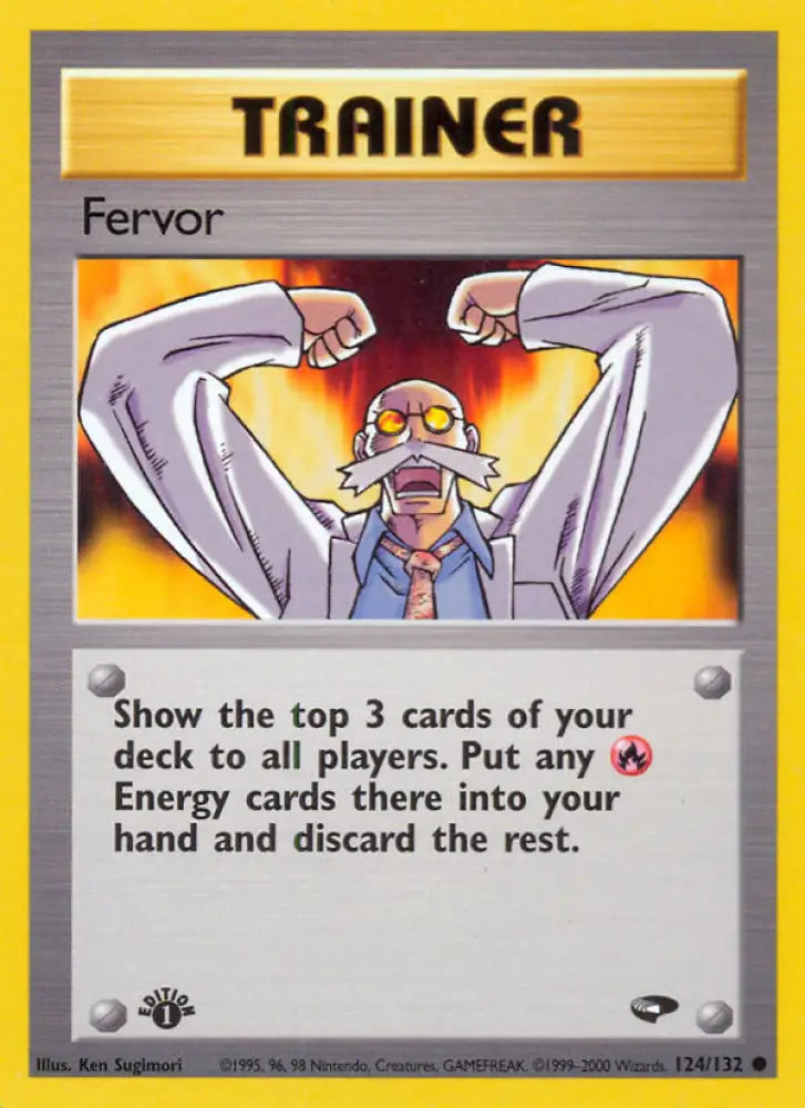 Fervor (124/132) [Gym Challenge 1st Edition] - Pokemon Single