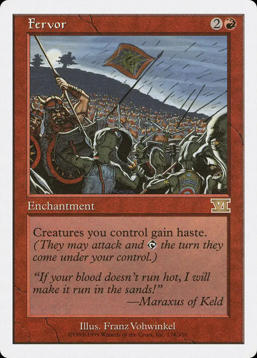Fervor [Classic Sixth Edition] - MTG Single
