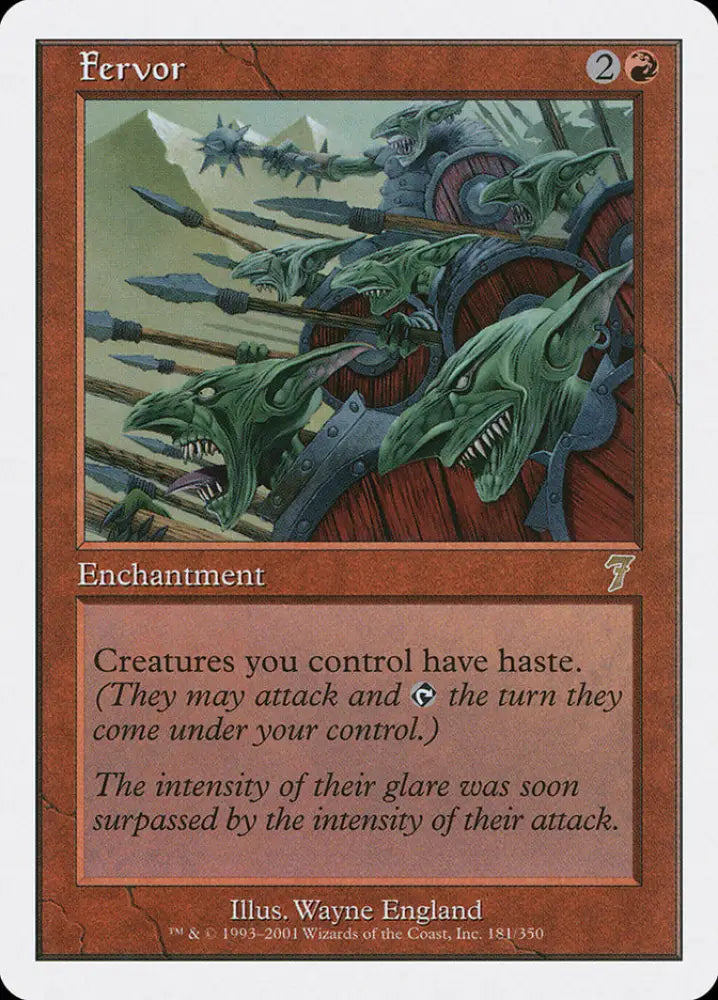 Fervor [Seventh Edition] - MTG Single
