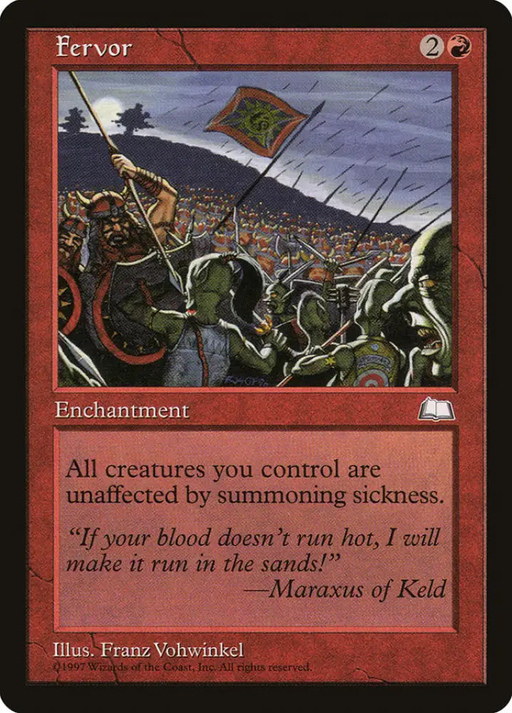 Fervor [Weatherlight] - MTG Single