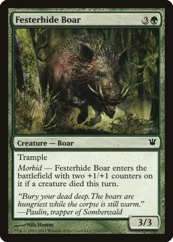 Festerhide Boar [Innistrad] - MTG Single