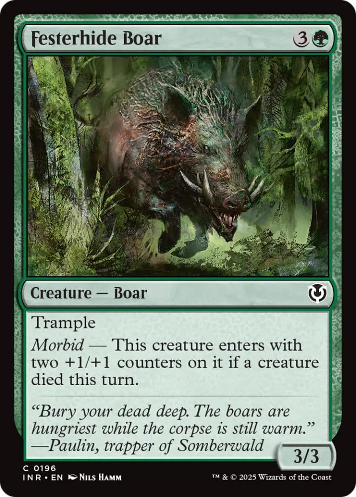 Festerhide Boar [Innistrad Remastered] - MTG Single