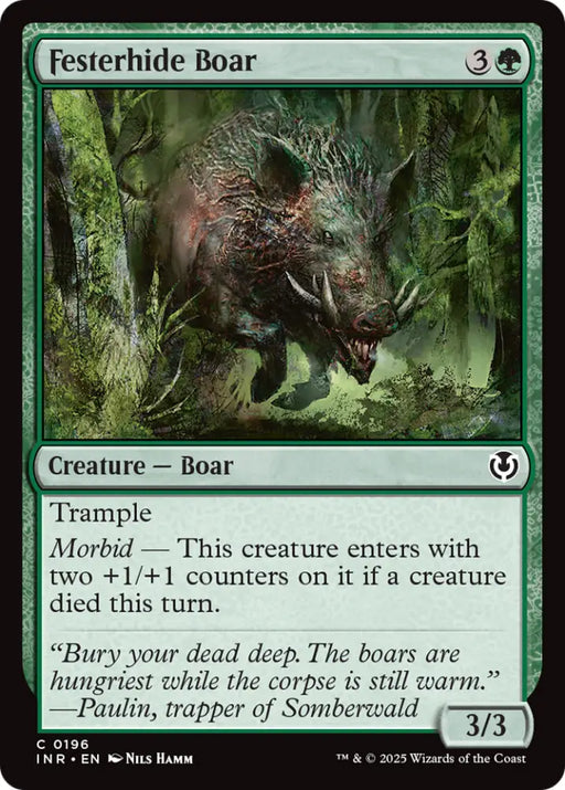 Festerhide Boar [Innistrad Remastered] - MTG Single