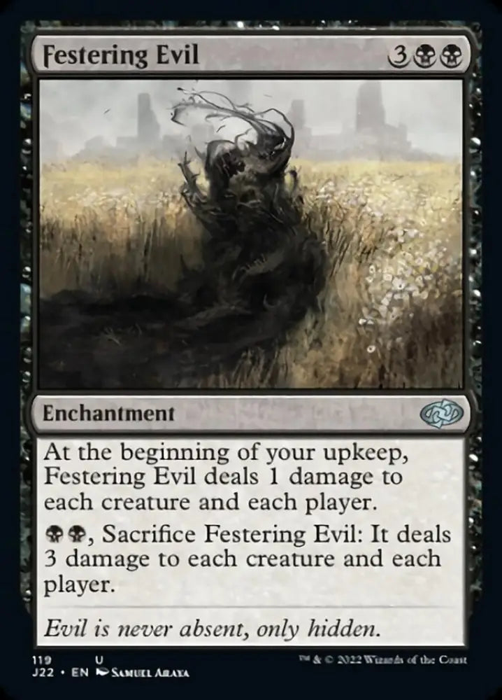 Festering Evil [Jumpstart 2022] - MTG Single