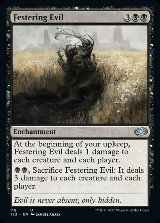 Festering Evil [Jumpstart 2022] - MTG Single