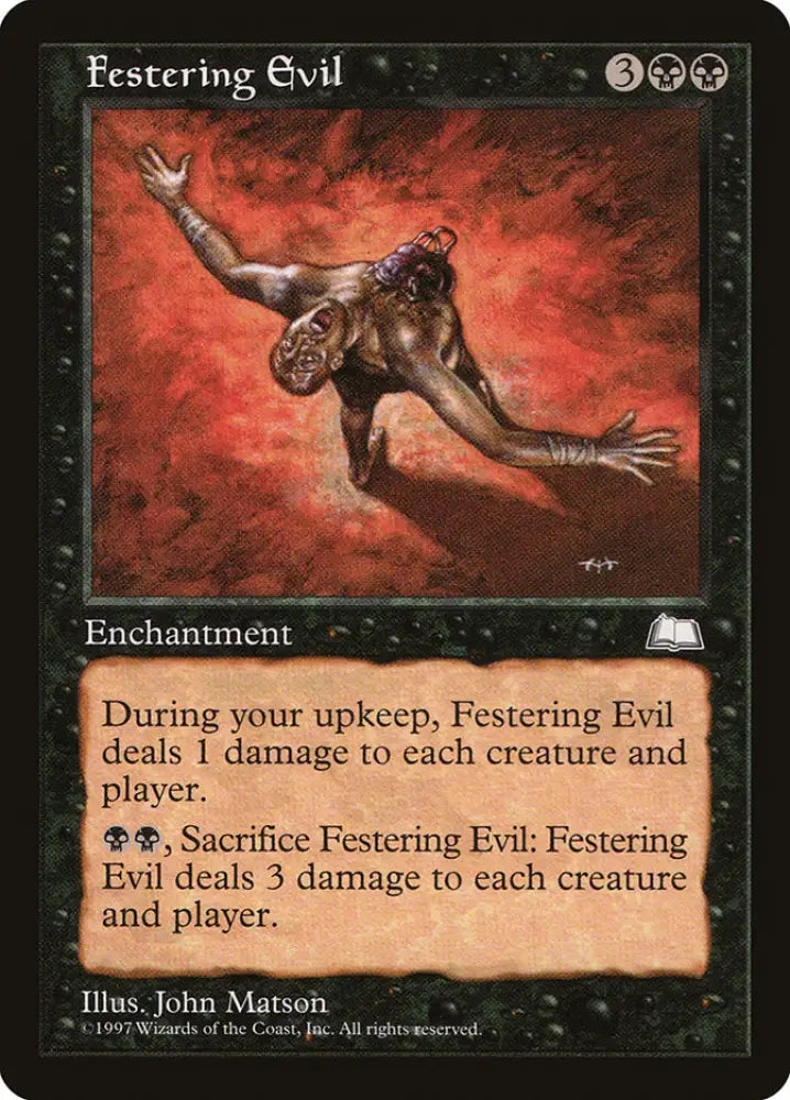 Festering Evil [Weatherlight] - MTG Single