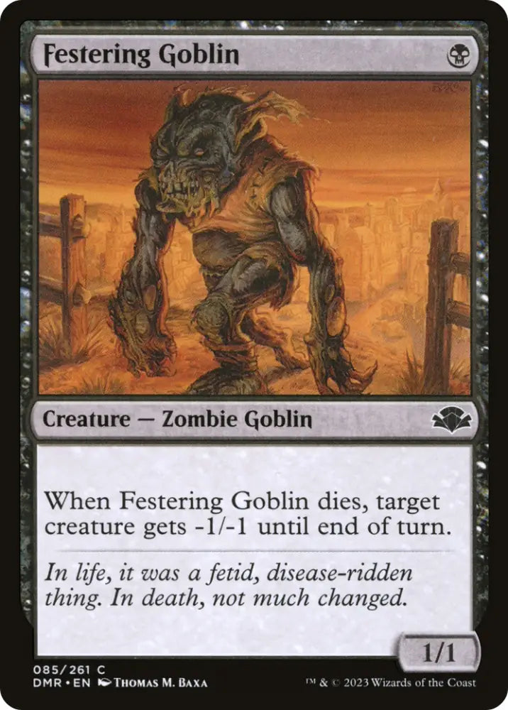 Festering Goblin [Dominaria Remastered] - MTG Single