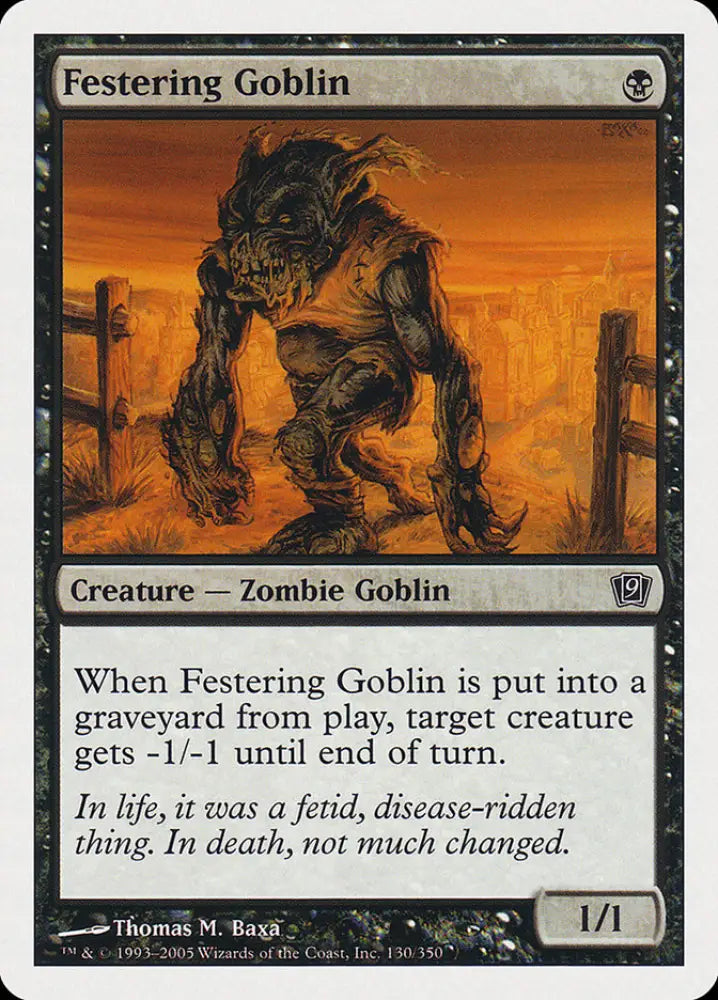 Festering Goblin [Ninth Edition] - MTG Single