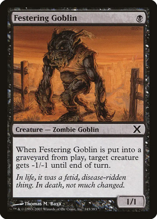 Festering Goblin [Tenth Edition] - MTG Single