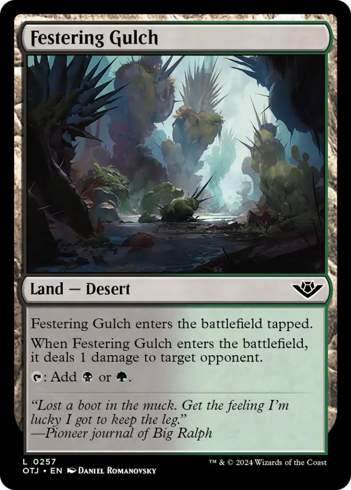 Festering Gulch [Outlaws of Thunder Junction] - MTG Single